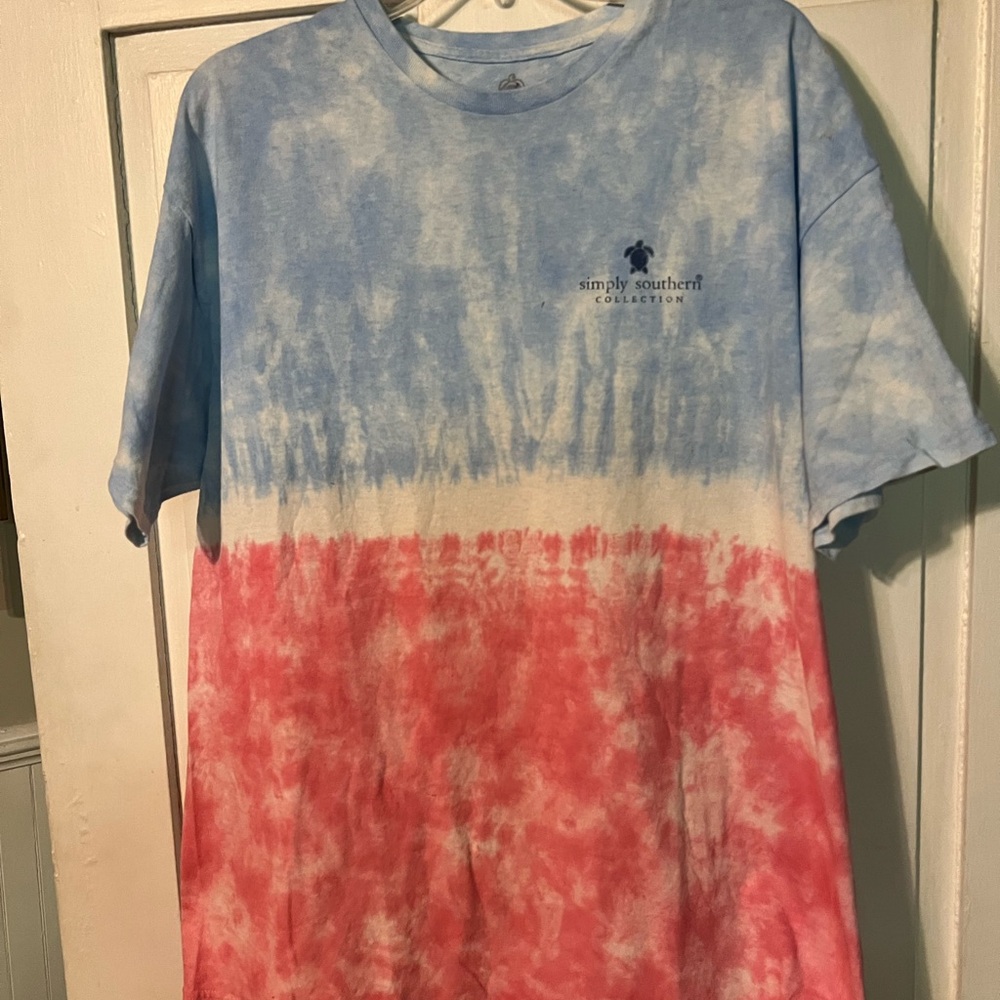 Simply Southern T-Shirt Womens XL Tie Die